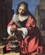 Johannes Vermeer Private Collection painting